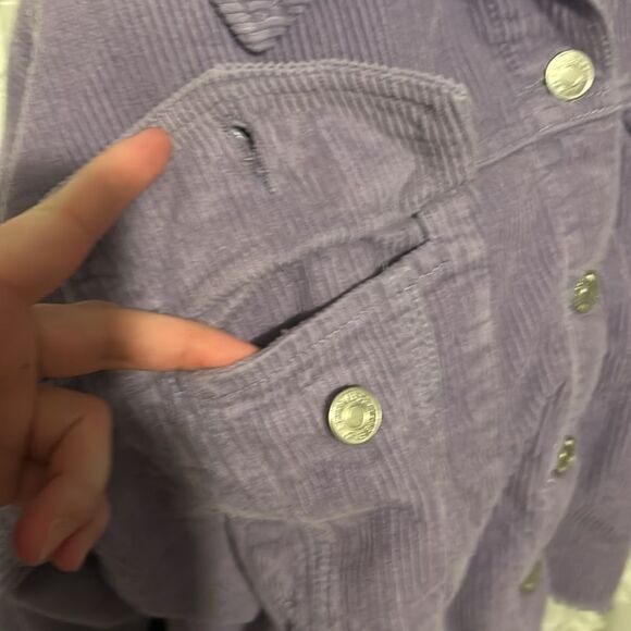 Forever 21 XL curduroy cropped, Jean jacket  B - Picture 7 of 7